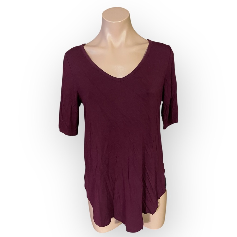 Torrid Super Soft Knits Women’s Medium Burgundy 3/4 Sleeve Shirt